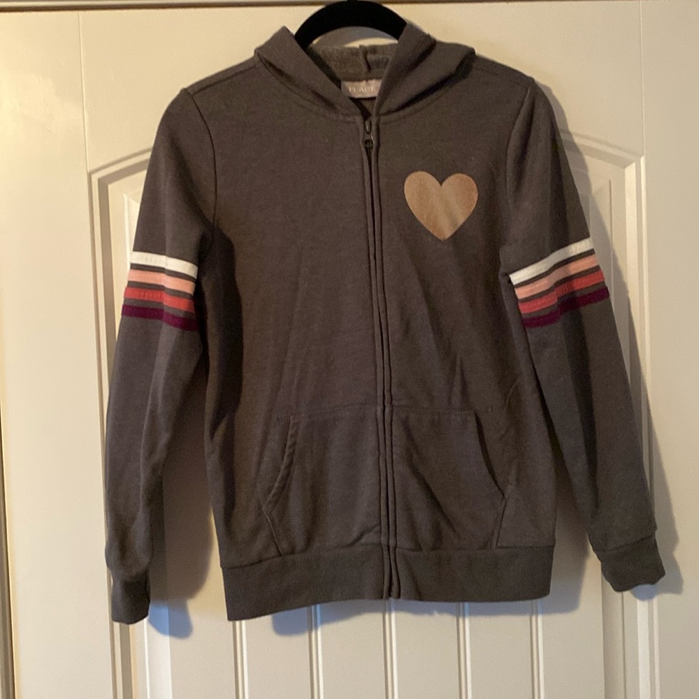Girls Children’s Place Zip Hoodie Sweatshirt. Size 14.